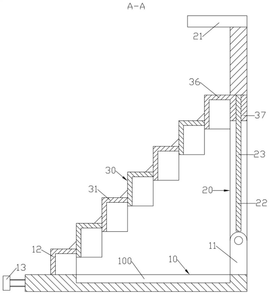 Finger ladder capable of being folded and stored