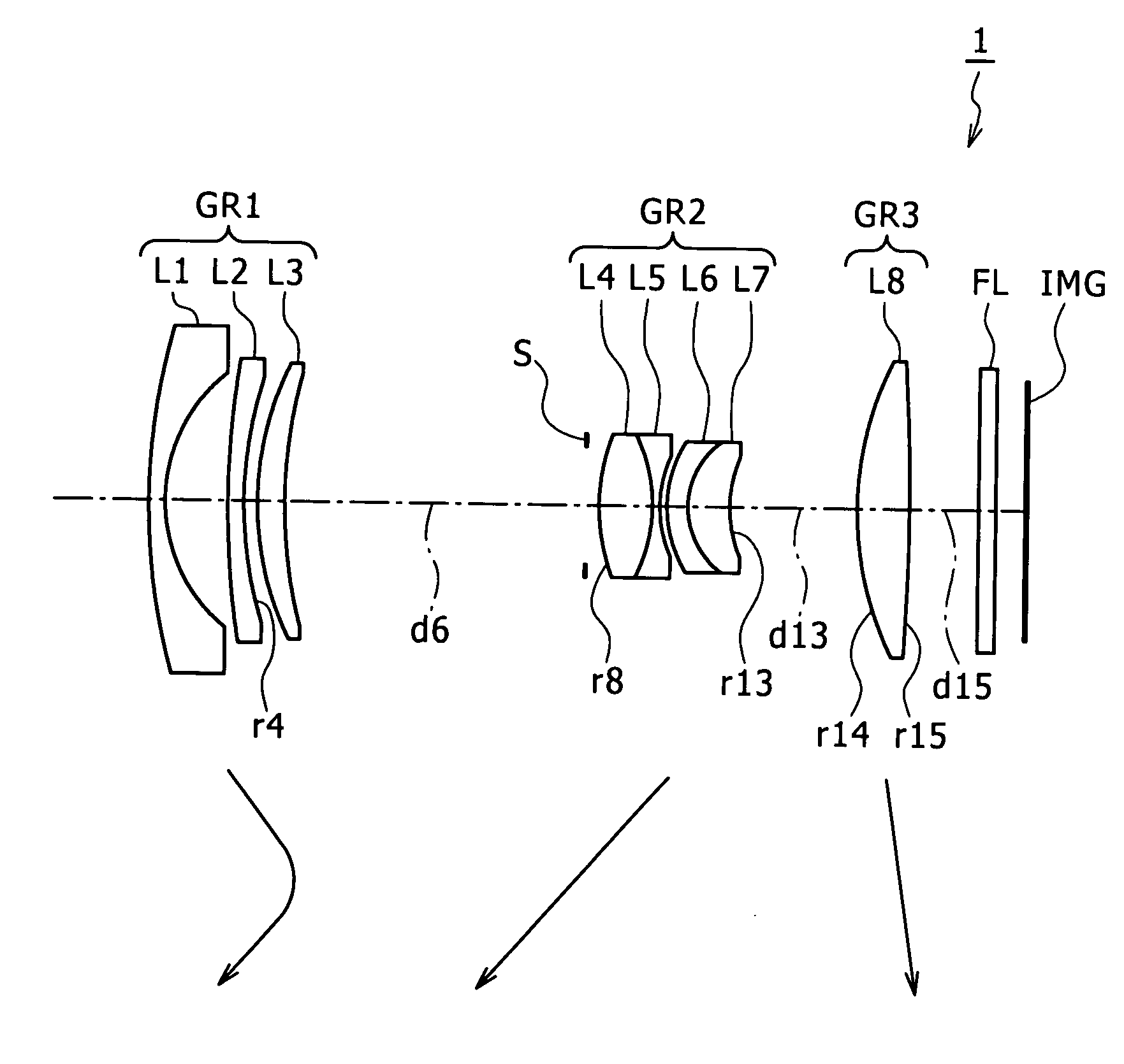 Zoom lens and image pickup device