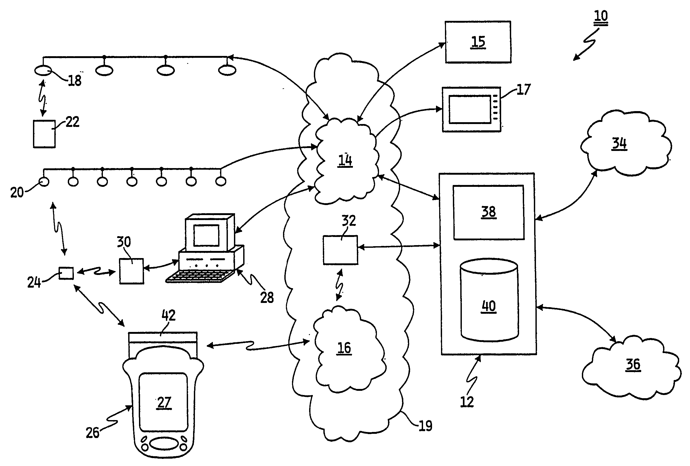 Universal communications, monitoring, tracking, and control system for a healthcare facility