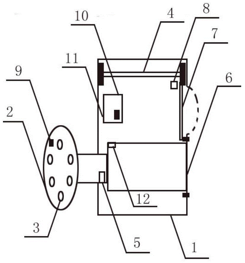 Formaldehyde removing device imitating photosynthesis