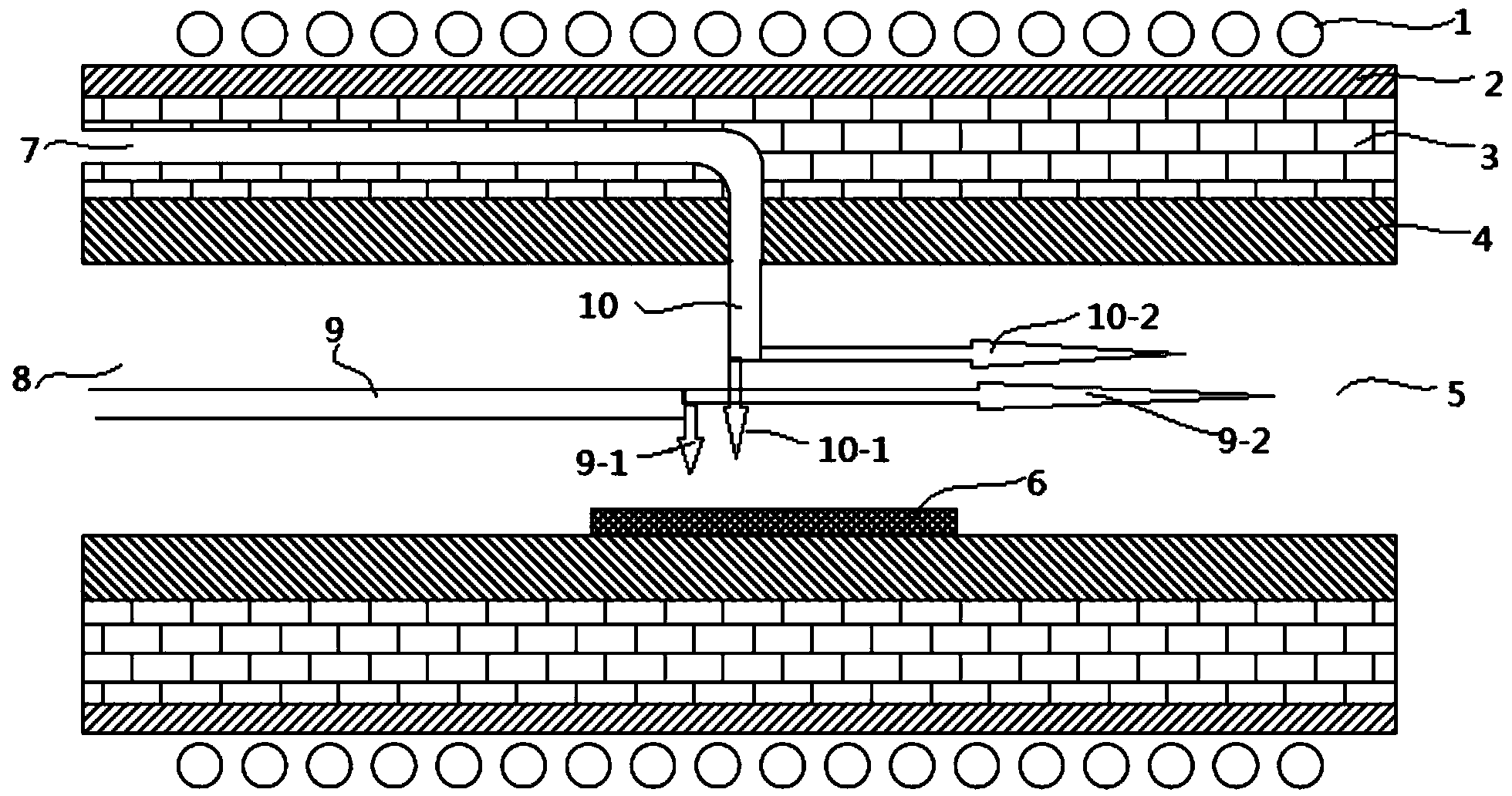 Device for epitaxial growth of silicon carbide