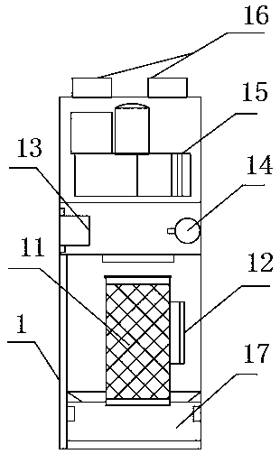 A welding fume cleaner provided with flexible gas absorbing arms