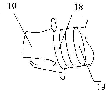 A welding fume cleaner provided with flexible gas absorbing arms