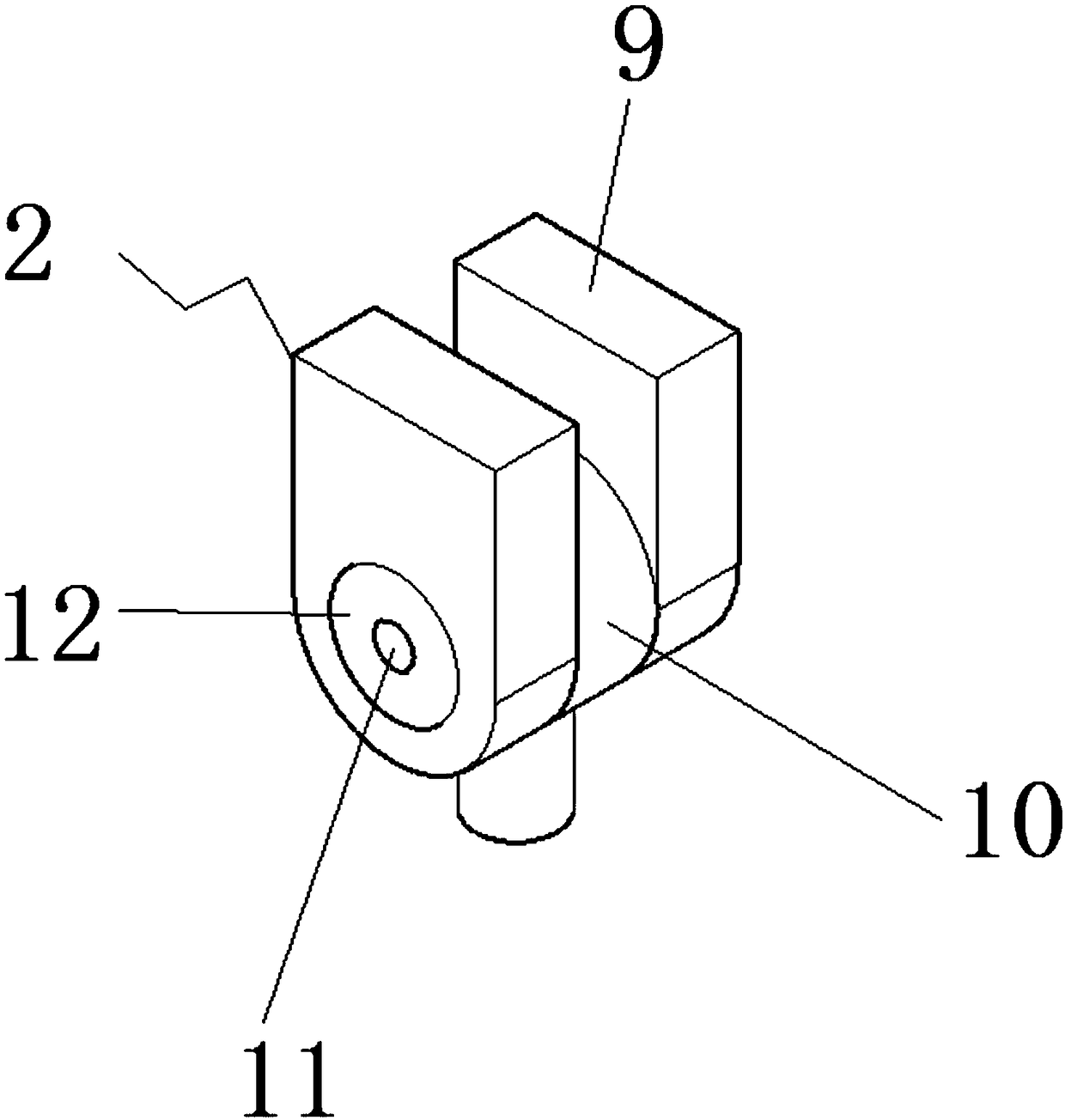 Splitting thresher of rice and wheat combine harvester with sieving function