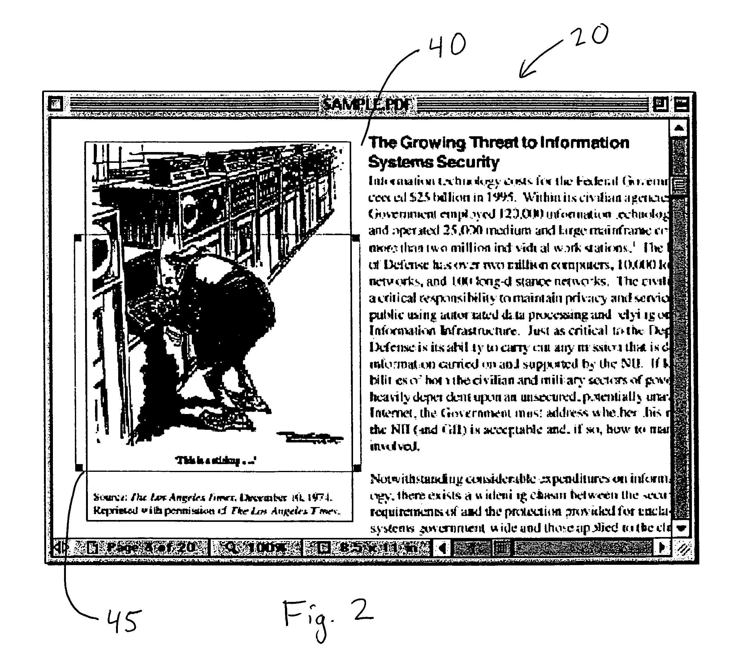 Method, system and computer program for redaction of material from documents