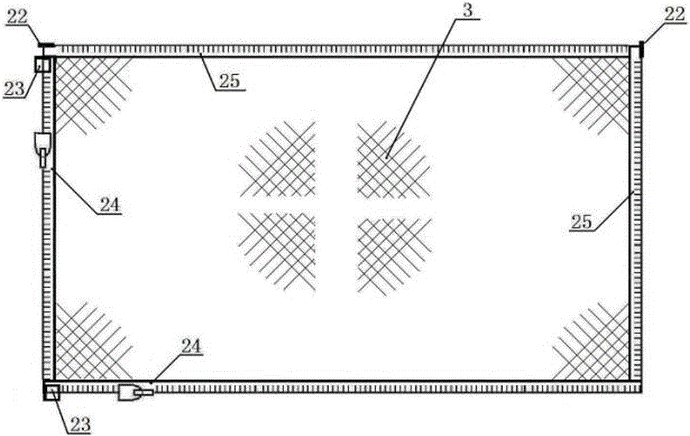 Wide-amplitude high-efficiency harmful insect trapping device