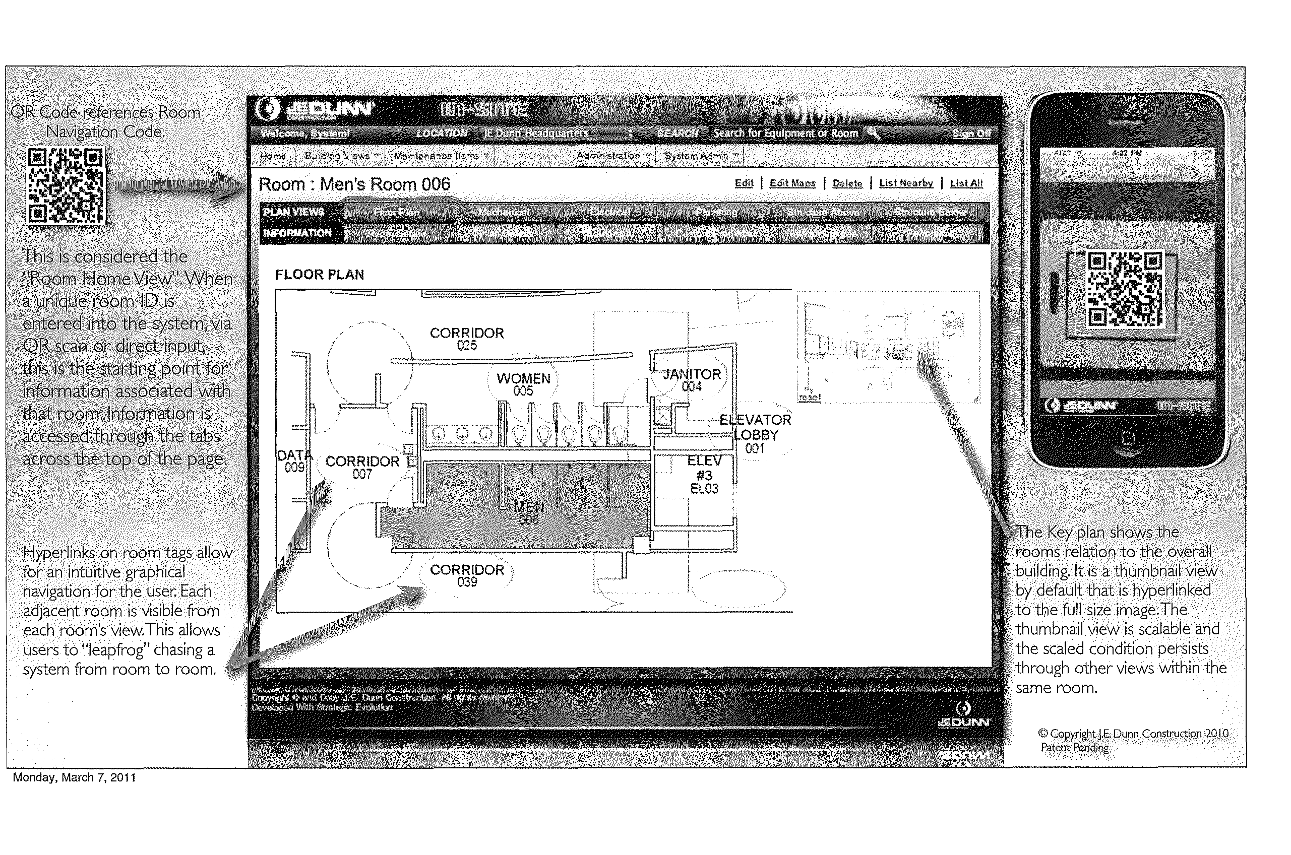 System and method for managing facility content and equipment information