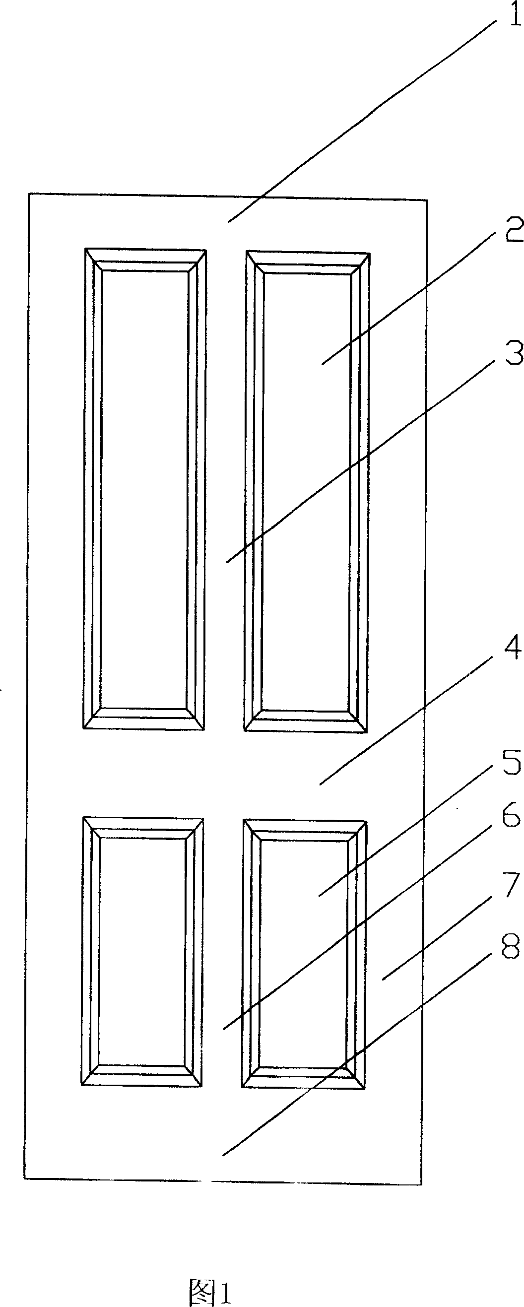 Making process of ancient wood furniture and door with weathering effect