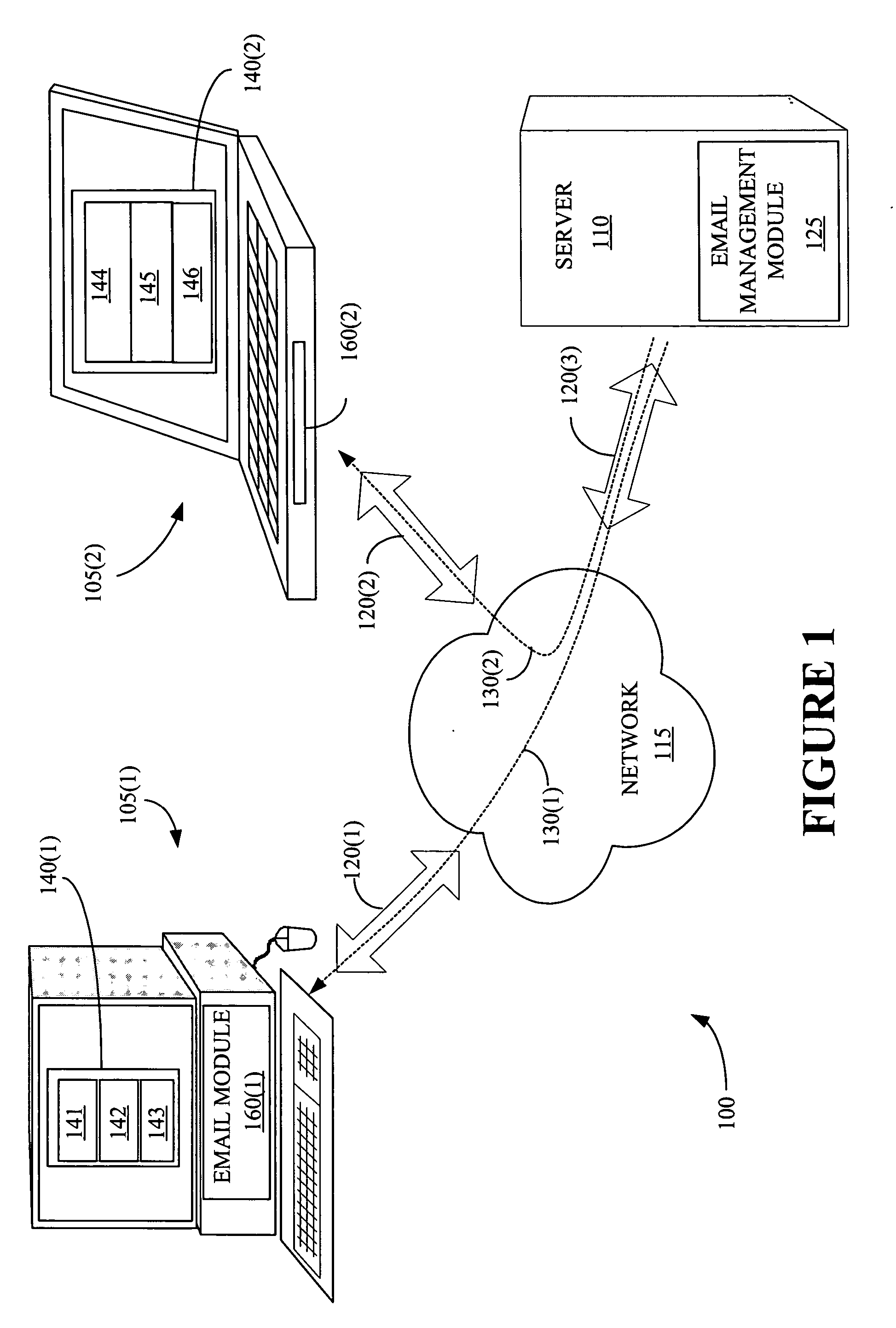 Providing a portion of an electronic mail message based upon a transfer rate, a message size, and a file format