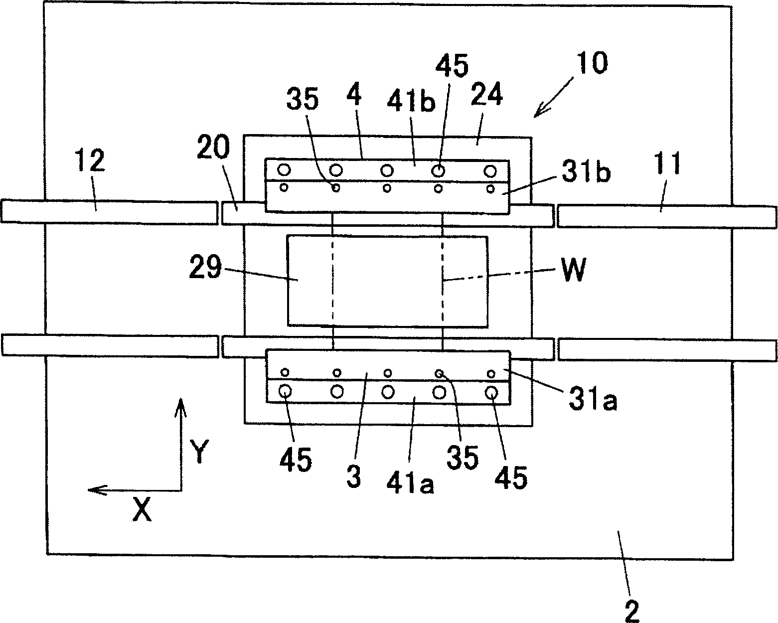 Screen printing device