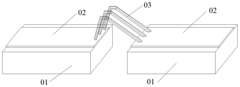 Gold wire bonding structure based on multi-branch matching and multi-chip microwave circuit