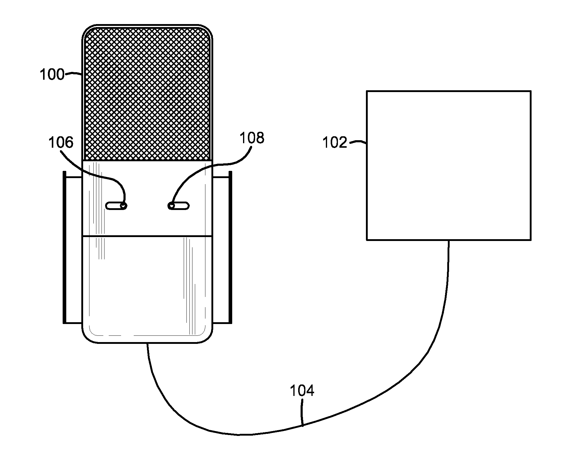 Fully differential low-noise capacitor microphone circuit