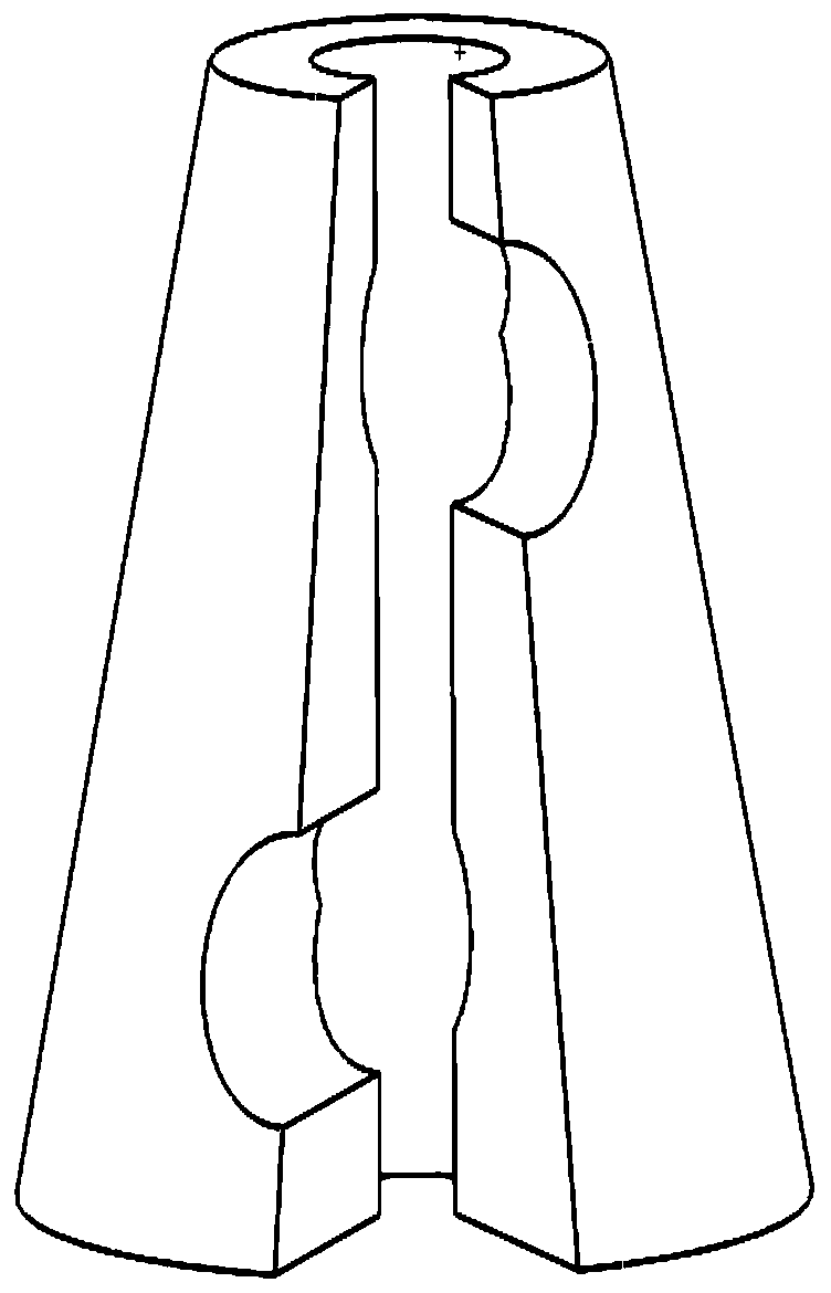 Device and method for simultaneous forming of double nozzles by uniaxial extrusion