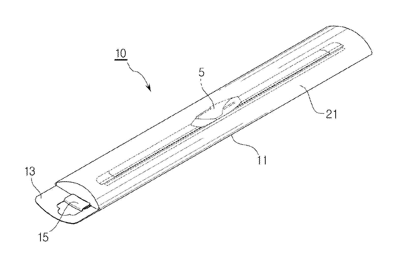 Wiper blade packing case