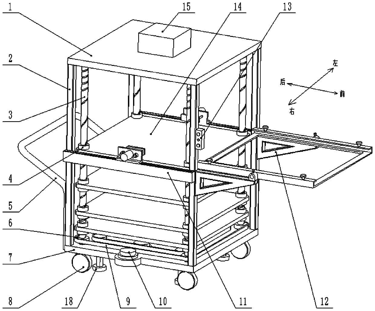 Die-cut plate loading device of die cutting machine and application method thereof