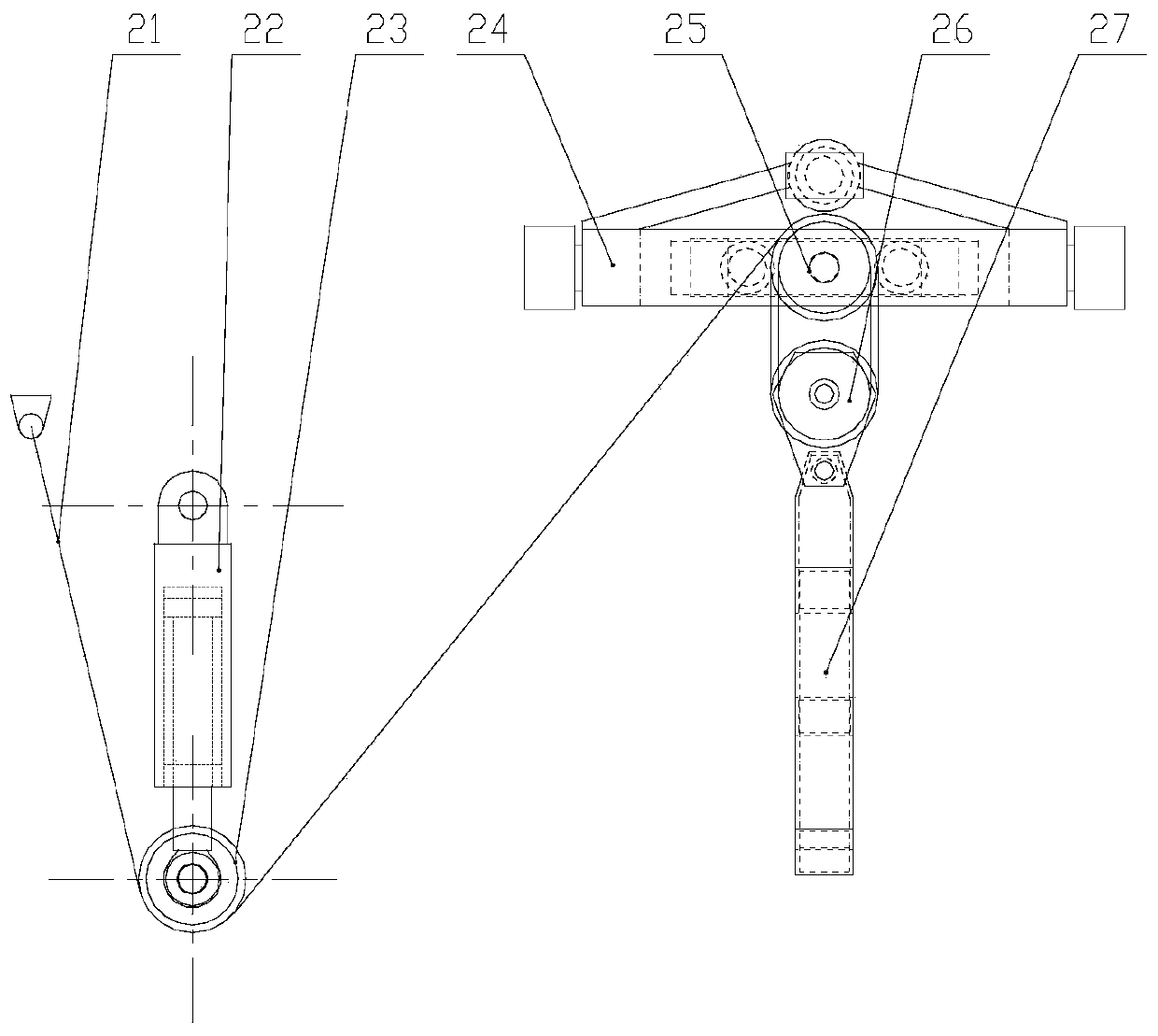 Multifunctional rocket transportation erection vehicle