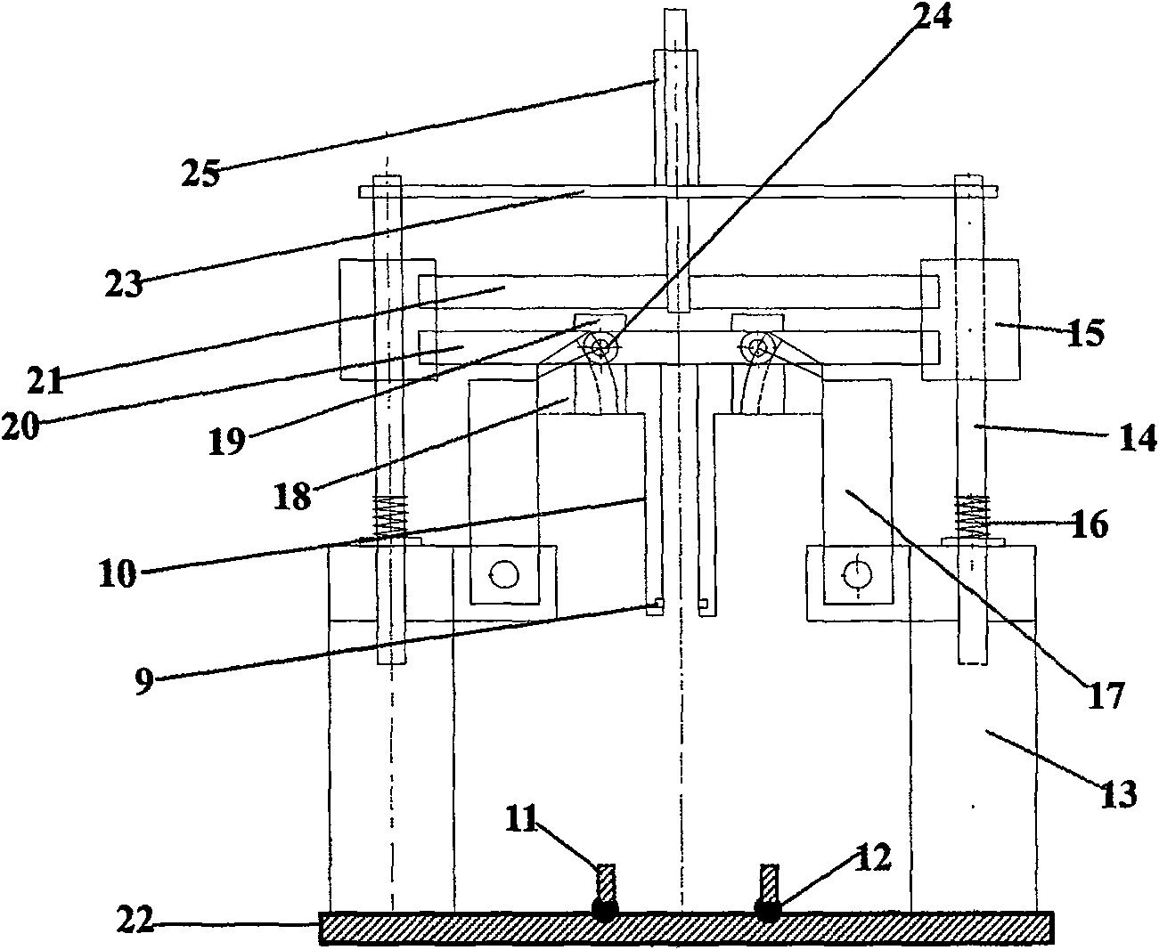 Dual-roller thin-belt casting rolling analog equipment as well as usage and control method thereof