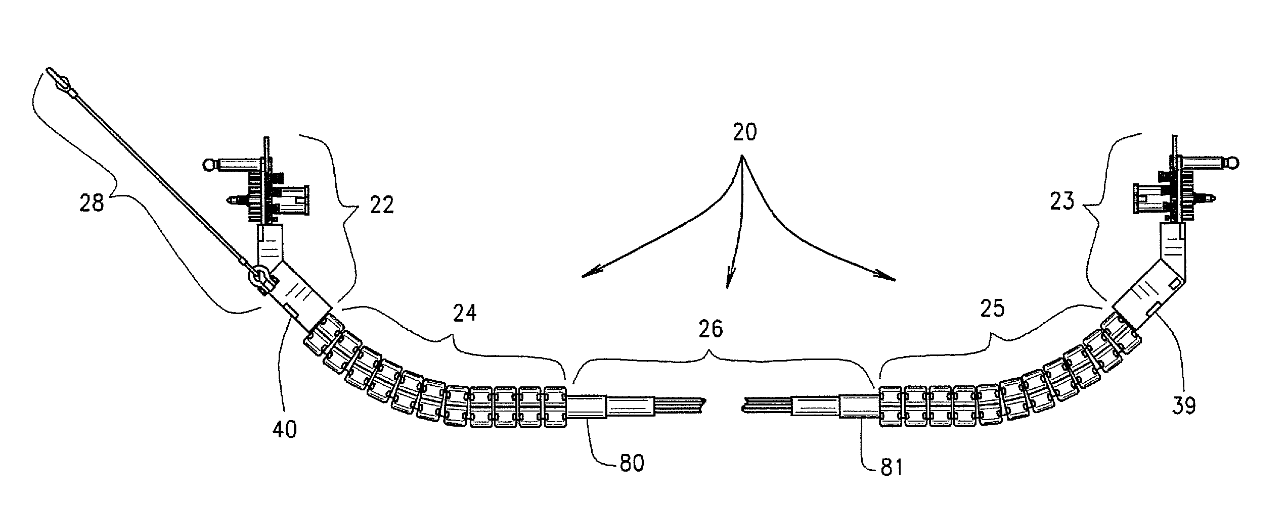 Loose tube flying lead assembly