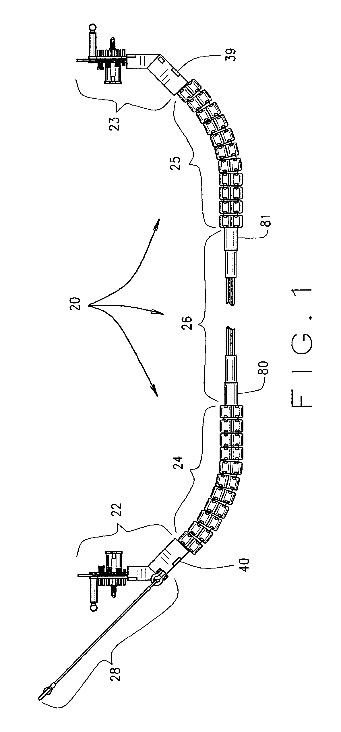 Loose tube flying lead assembly