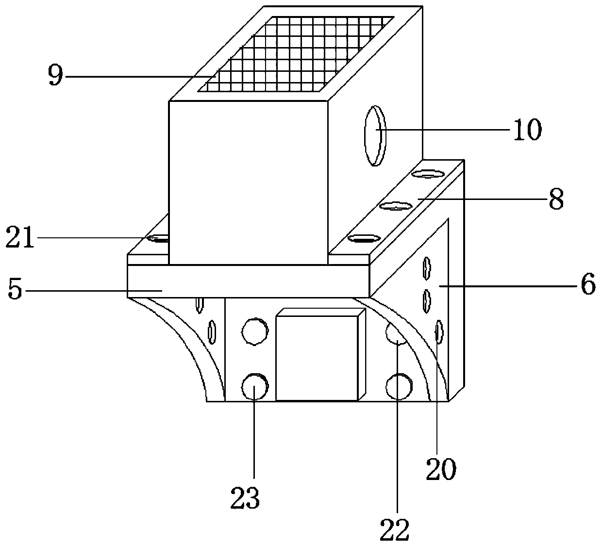 Frameless solar lamp