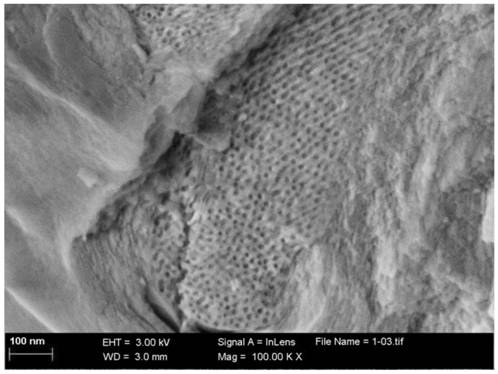 A kind of biporous nickel-based catalyst, its preparation method and its application in methane carbon dioxide reforming reaction