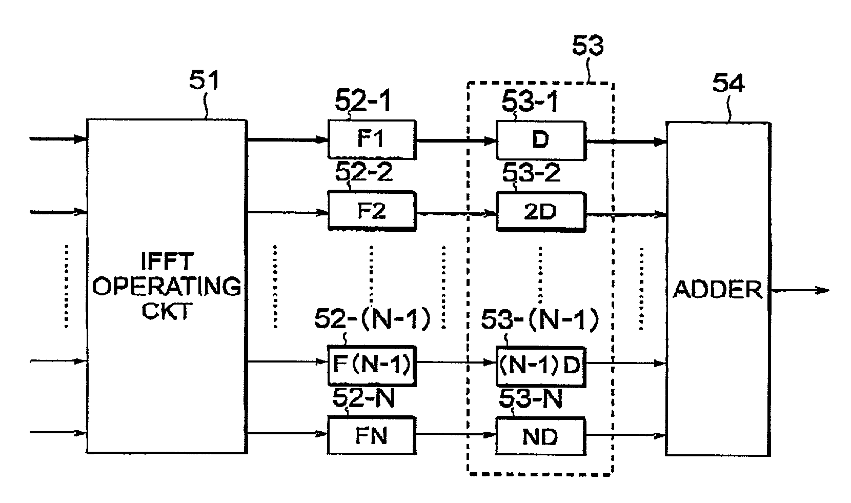 FDM-CDMA transmitting method, FDM-CDMA receiving method, FDM-CDMA transmitting device and FDM-CDMA receiving device