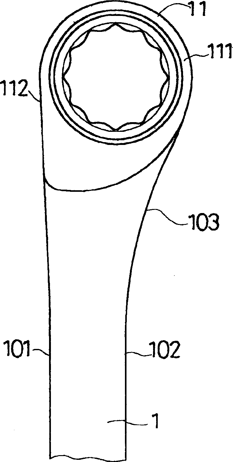 Improved ratchet ring spanner