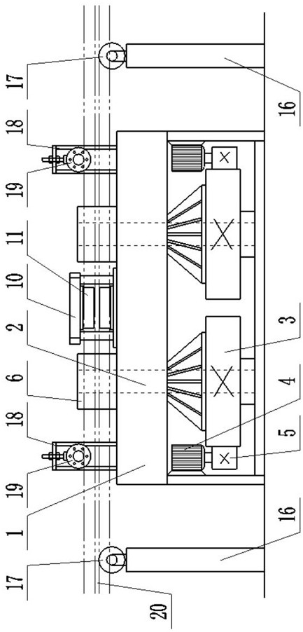 Five-roller large H steel bending machine