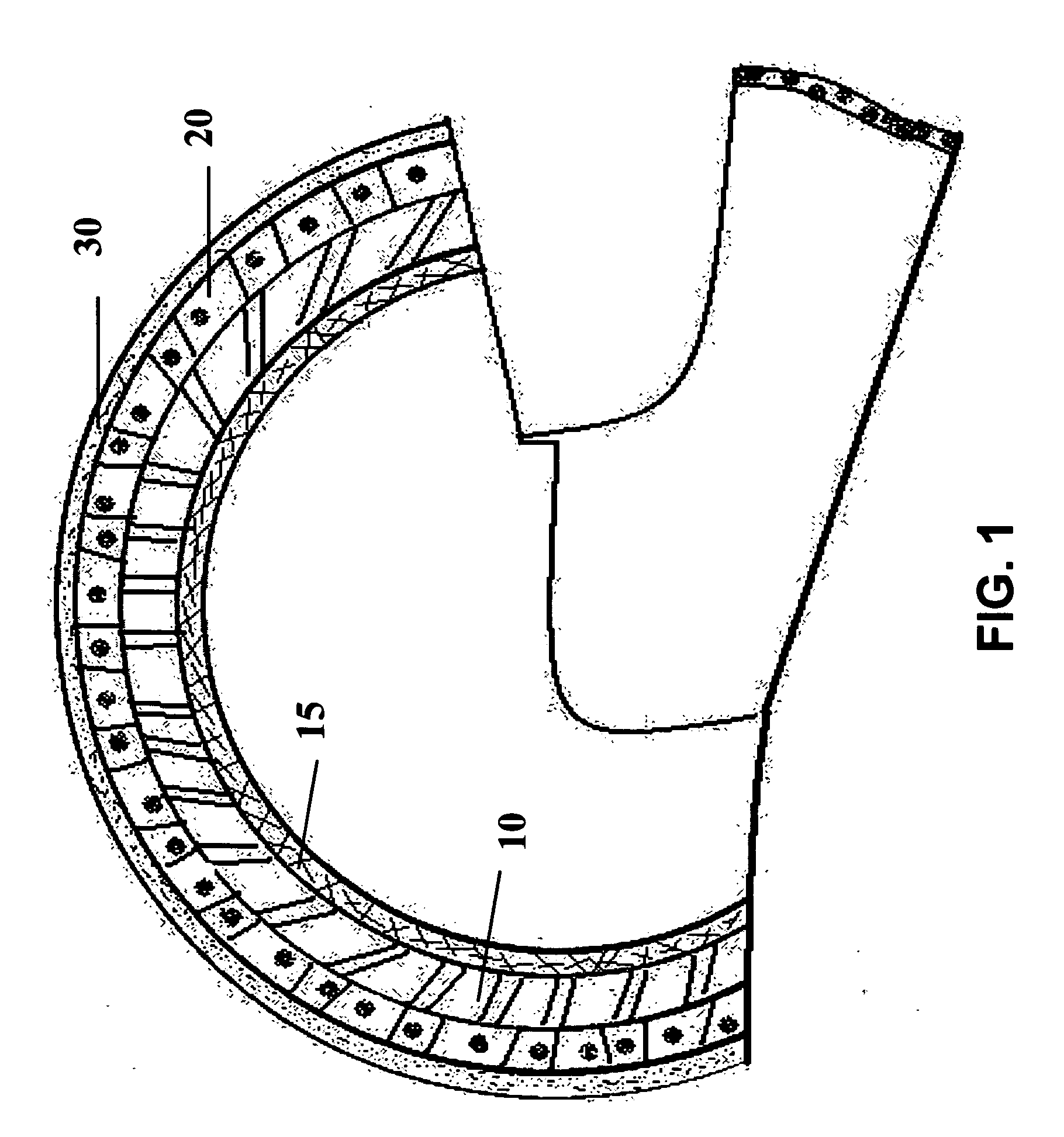 Impact absorbing, modular helmet