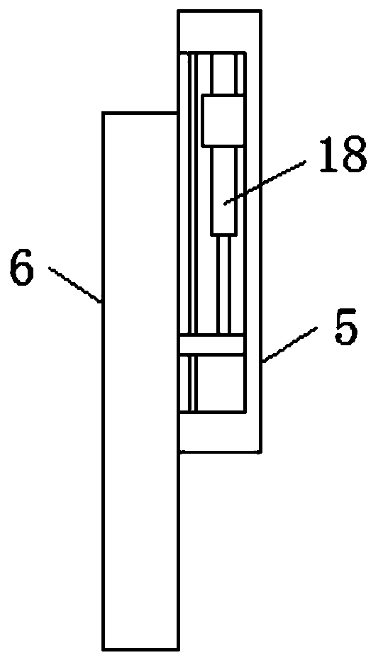 Detection tool for left front wall outer side plate assembly