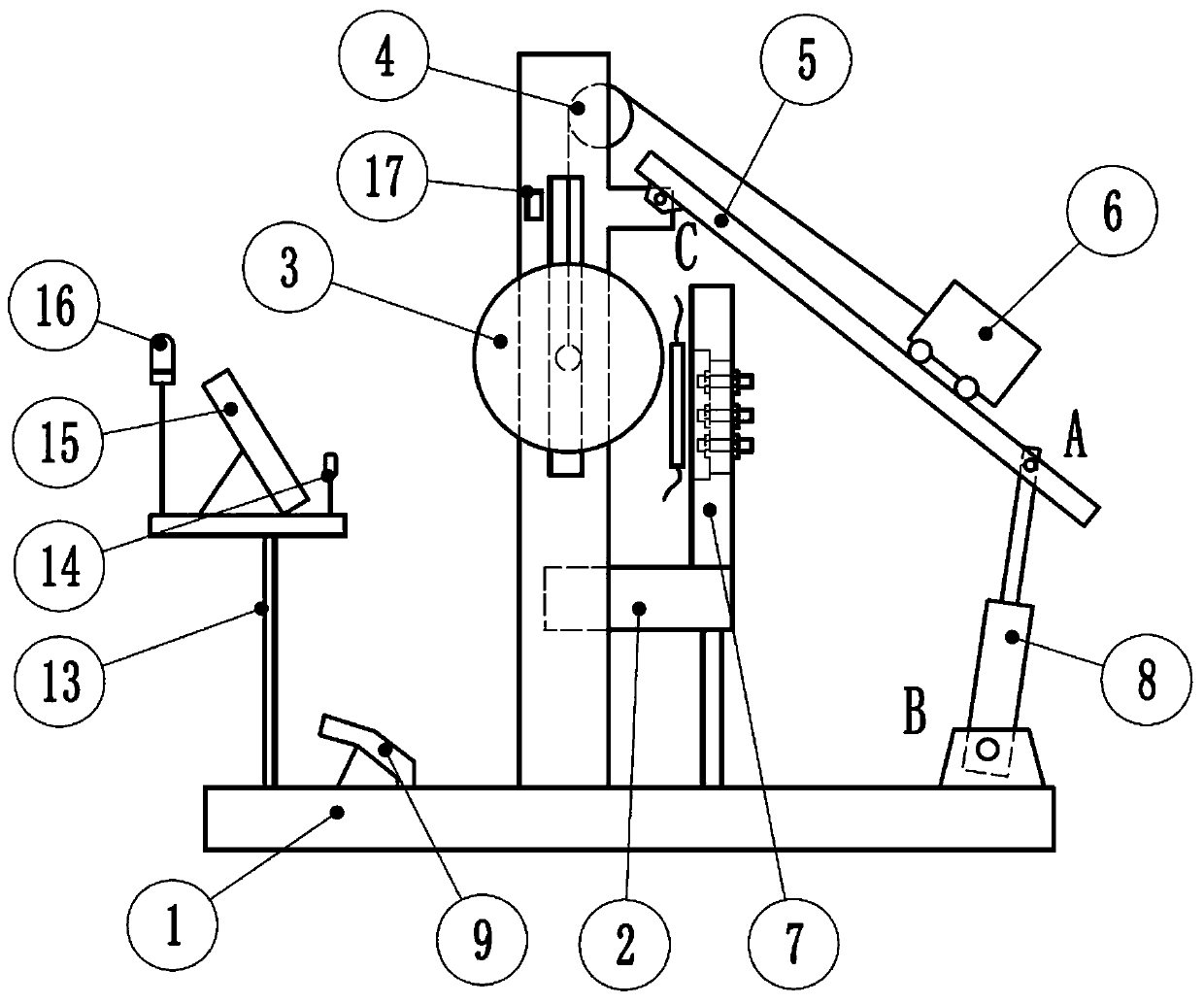 Correction auxiliary system and correction adjustment method for weightlifting training device