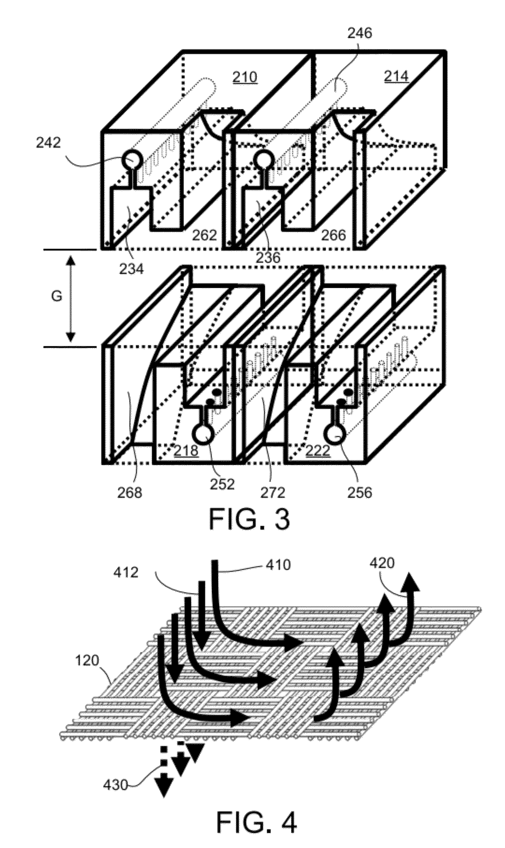 Depositing thin layer of material on permeable substrate