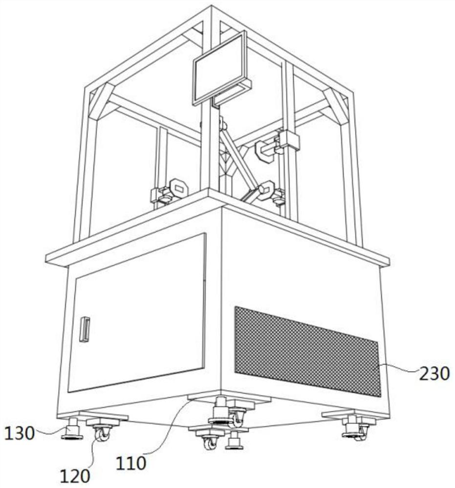 Service life testing equipment for mechanical arm manufacturing