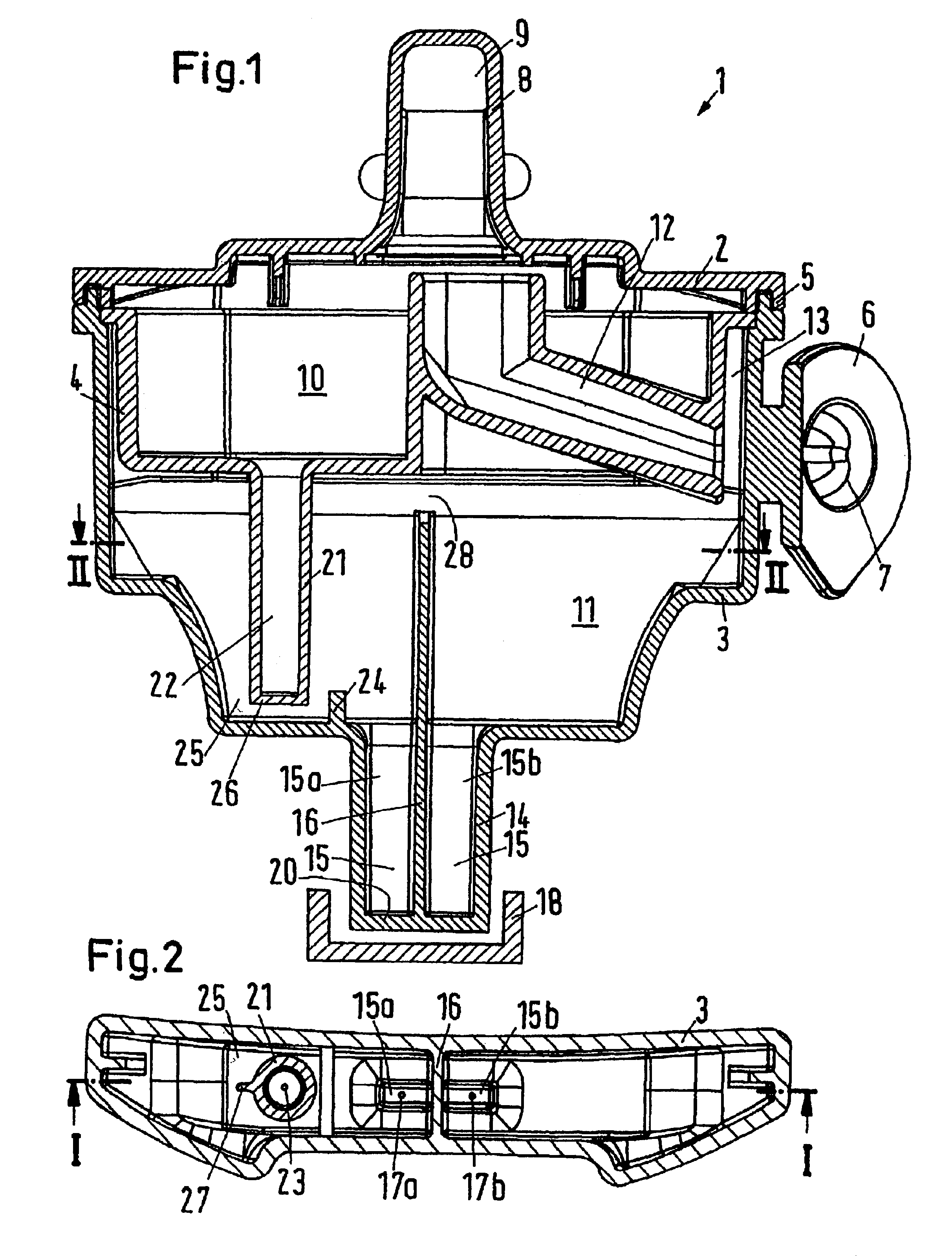 Suction muffler for a refrigerating machine