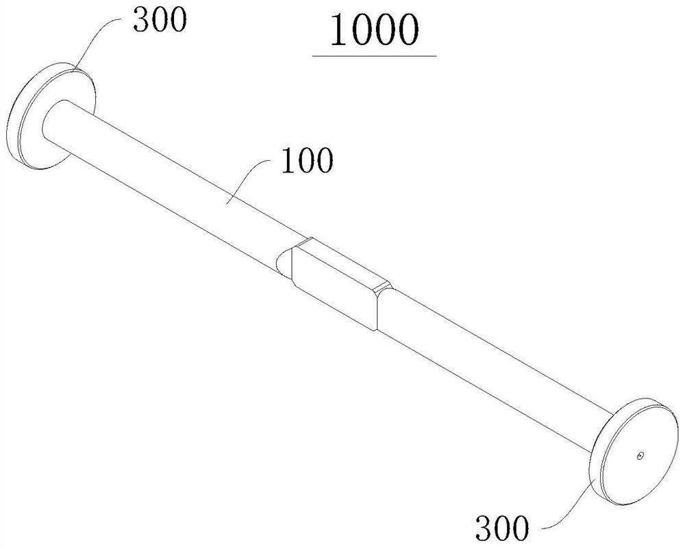 Tension maintaining structure, tension maintaining device and vibrating wire type equipment