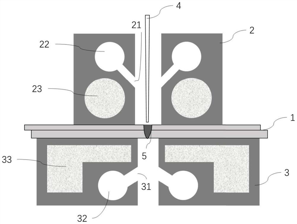 Sheet lamination combination laser welding method and device