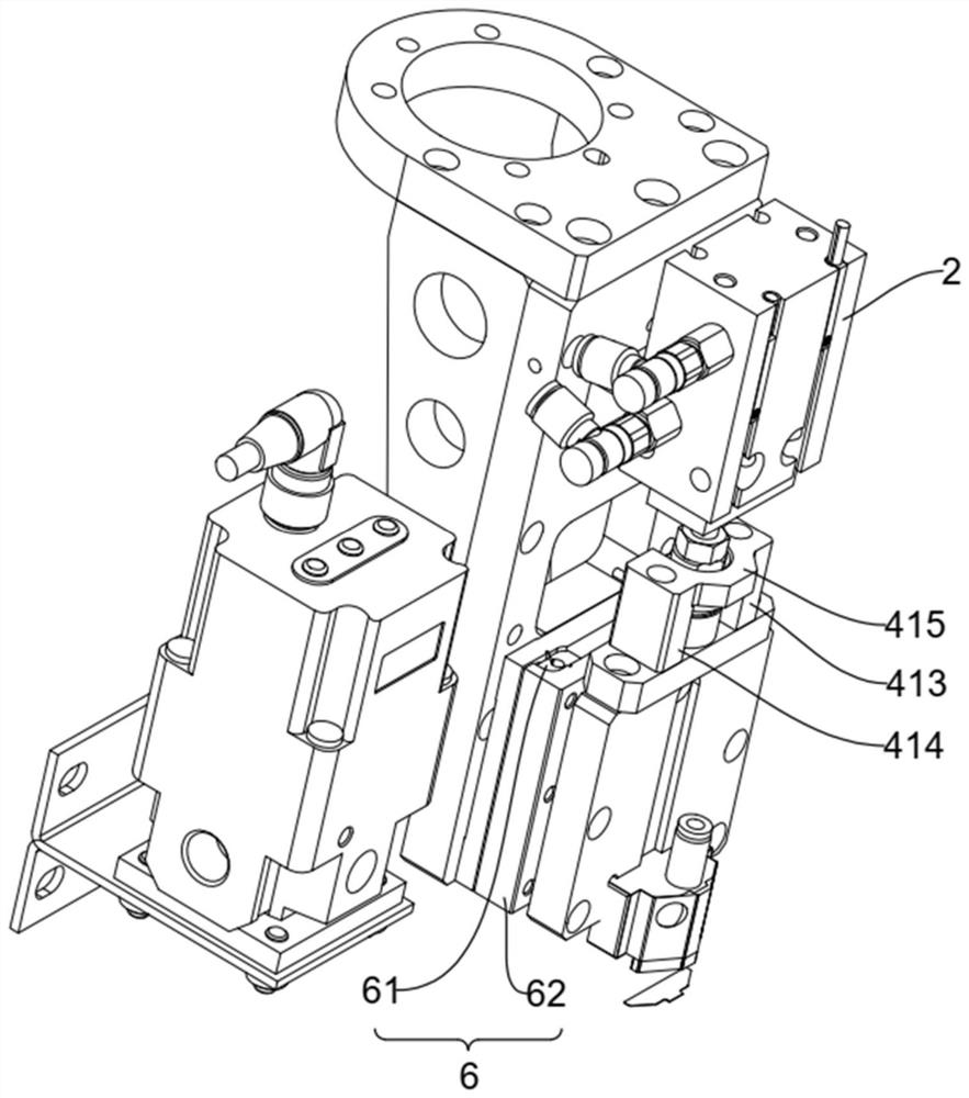 Film pasting device and production line