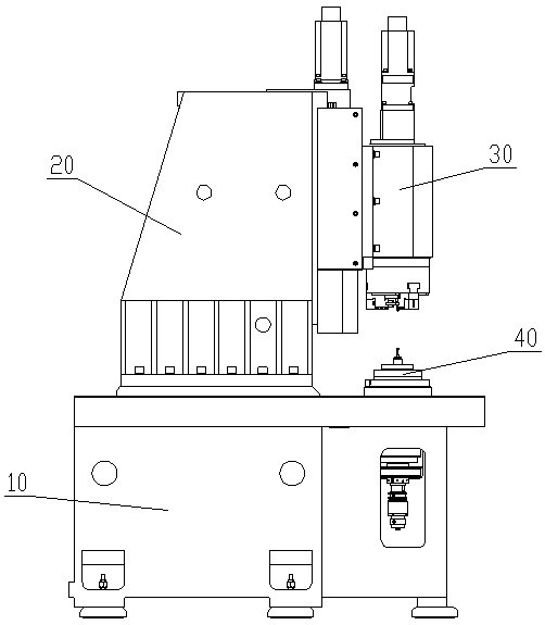 Machine tool for sliding shoe closing