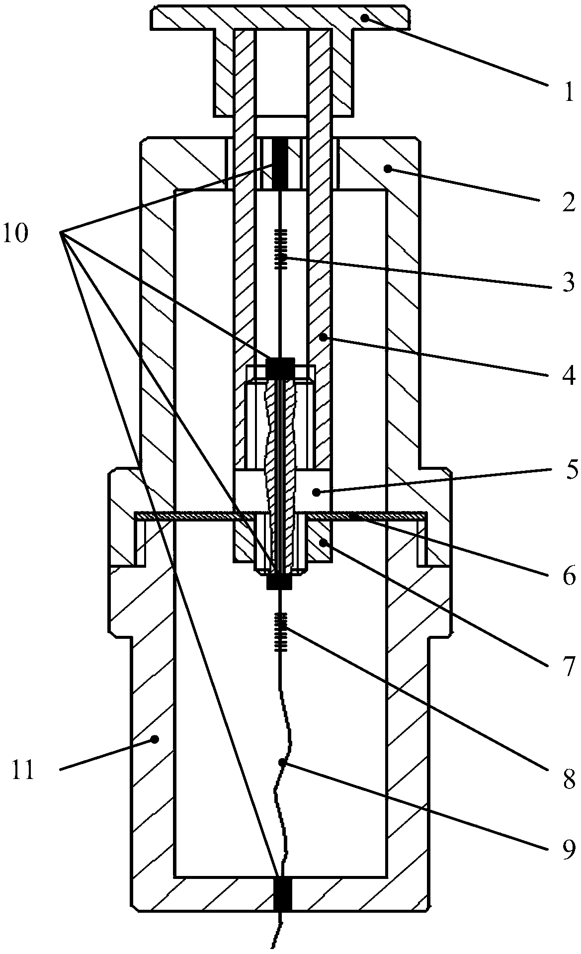 A kind of temperature self-compensating fiber grating micro-force sensor and preparation method thereof