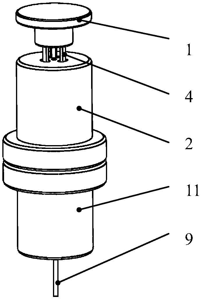 A kind of temperature self-compensating fiber grating micro-force sensor and preparation method thereof