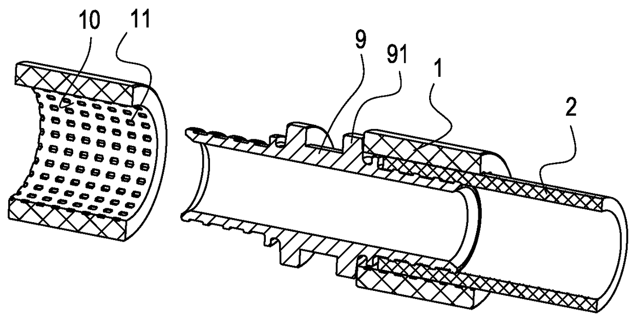 Pipeline fastening clamping ring and machining technology