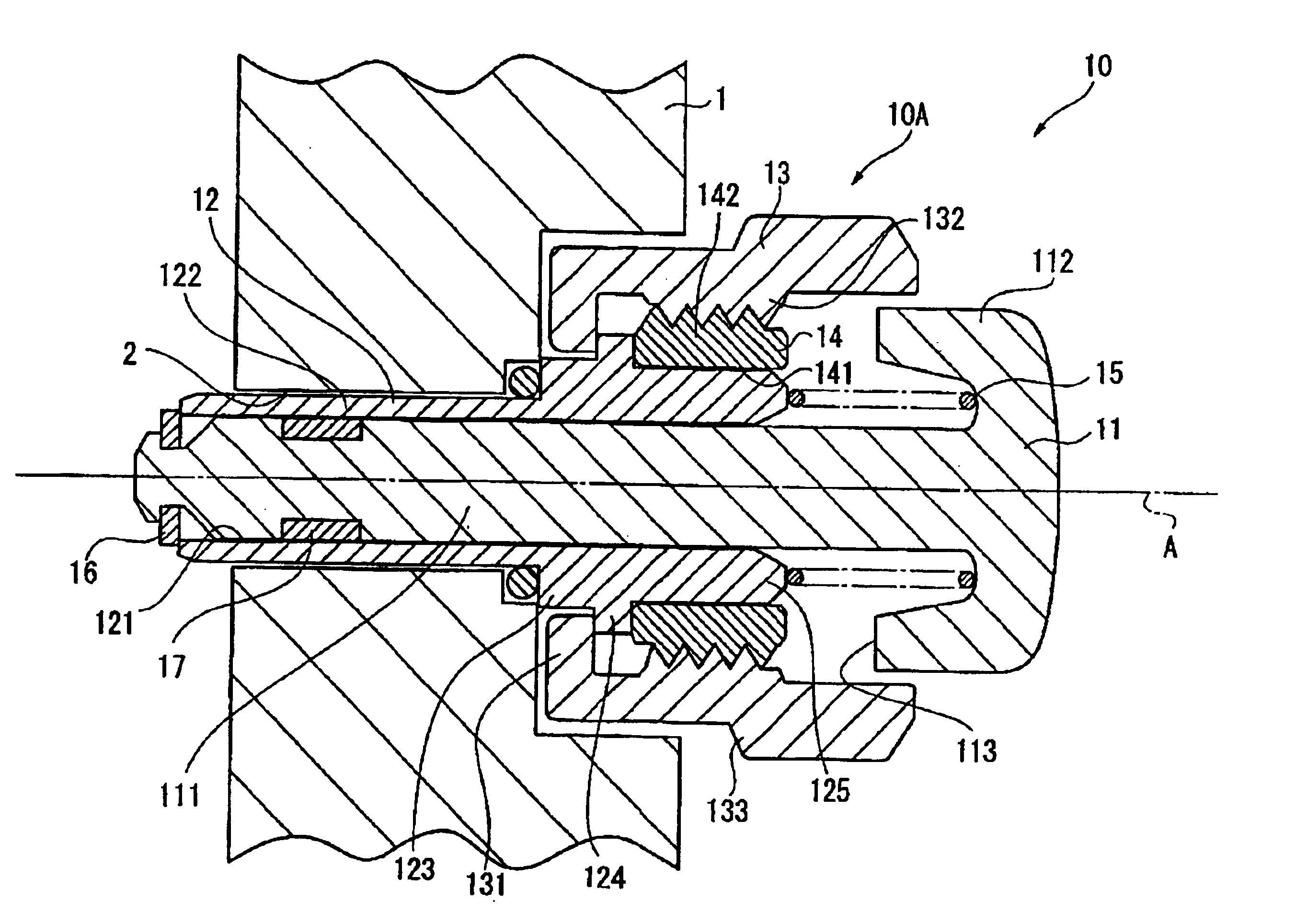 Lockable pushbutton actuator for a display device such as a watch