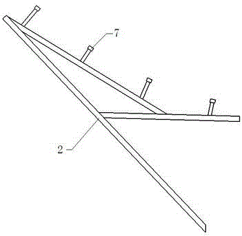 Trough solar condenser based on beams with variable cross sections