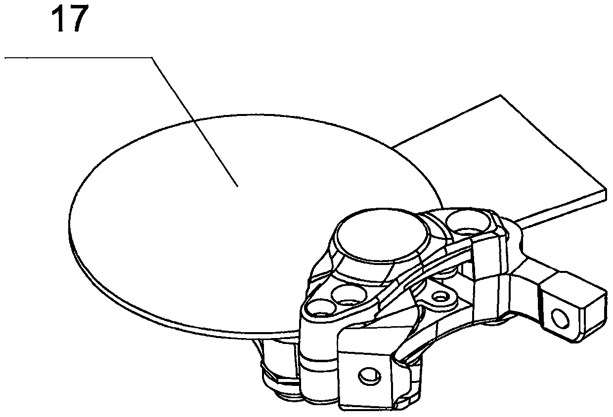 Double-sided disc brake of scooter