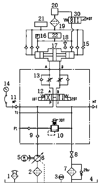 Continuous booster station