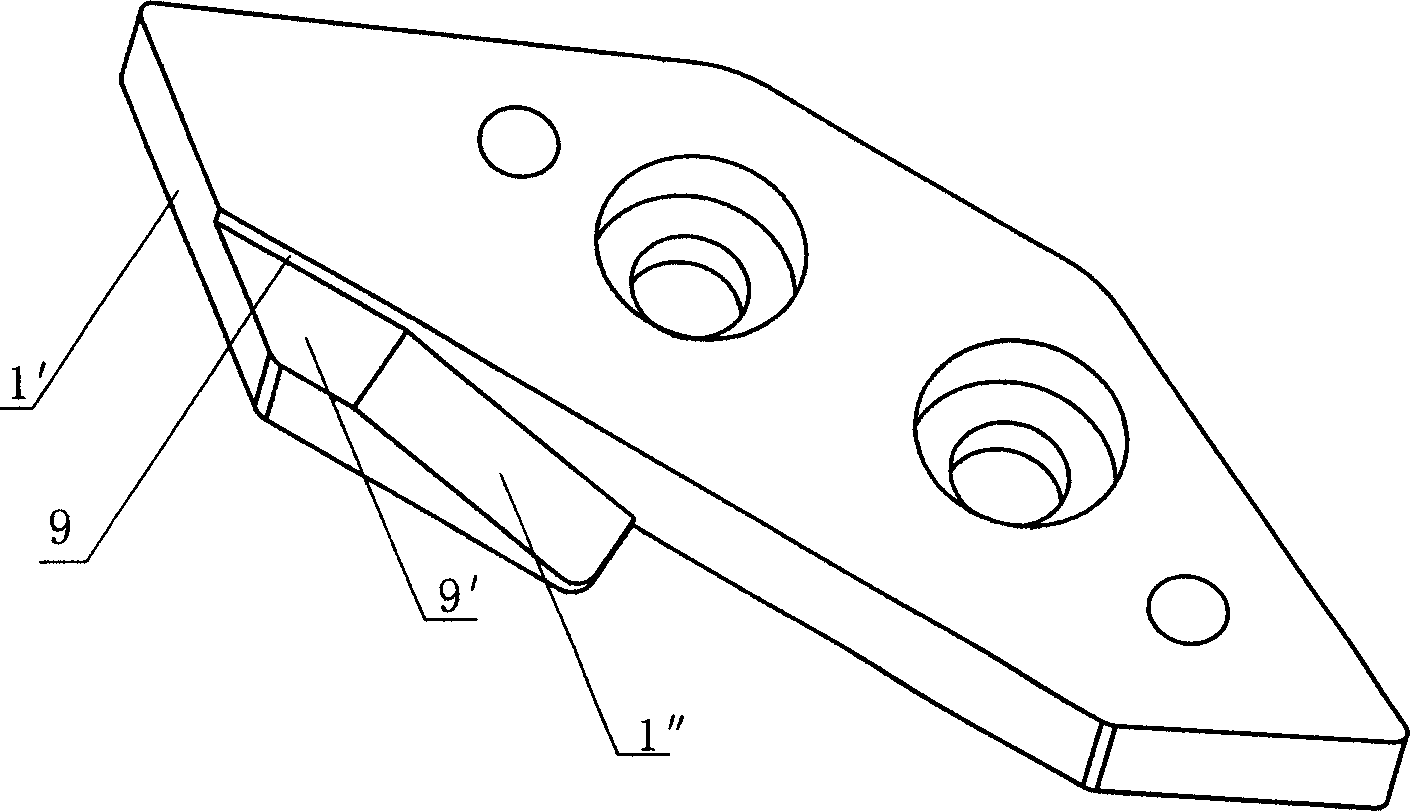 Triangle mechanism for needle selection of flat knitting machine