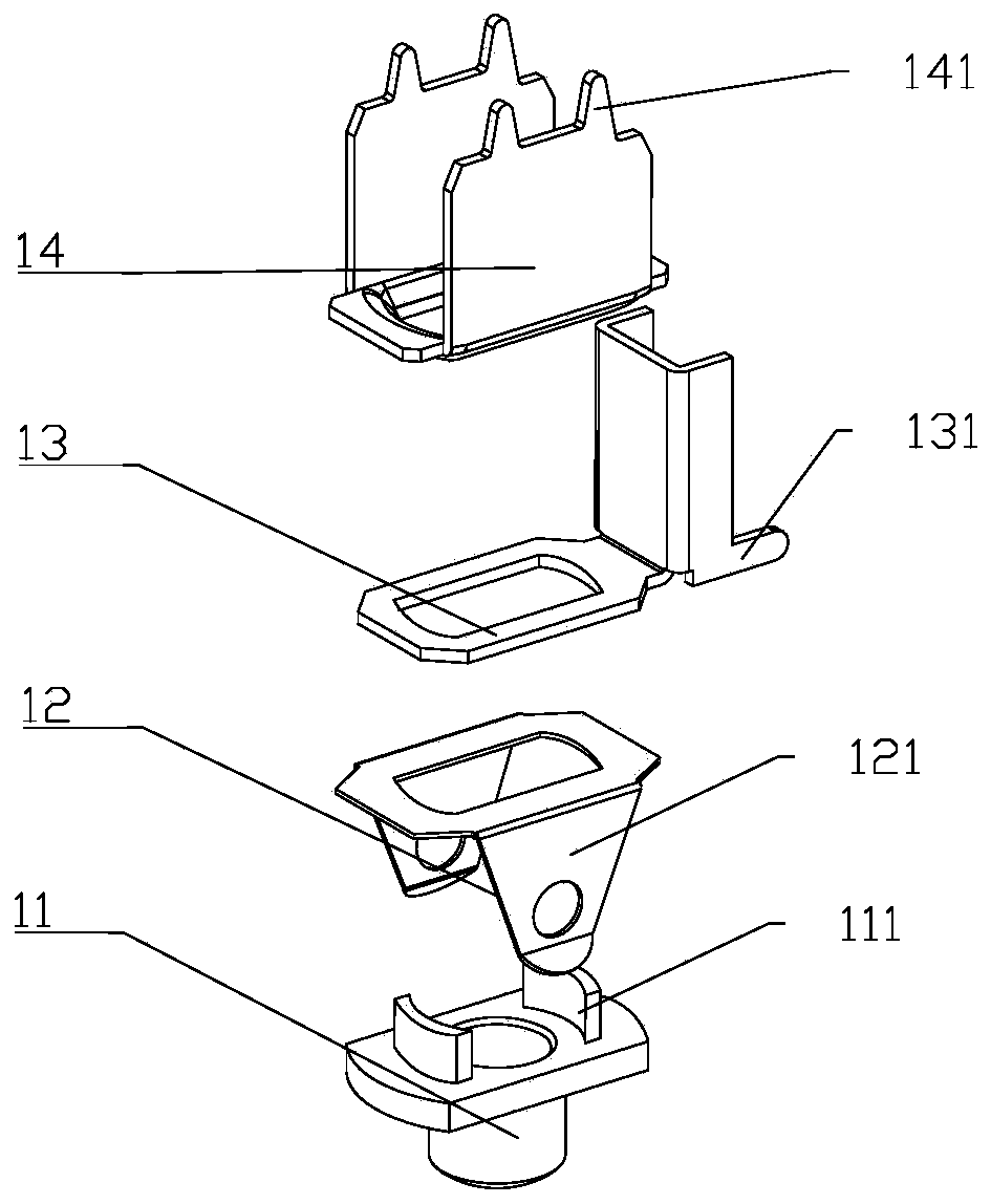 Positioning piece feeding device of wire connector production equipment