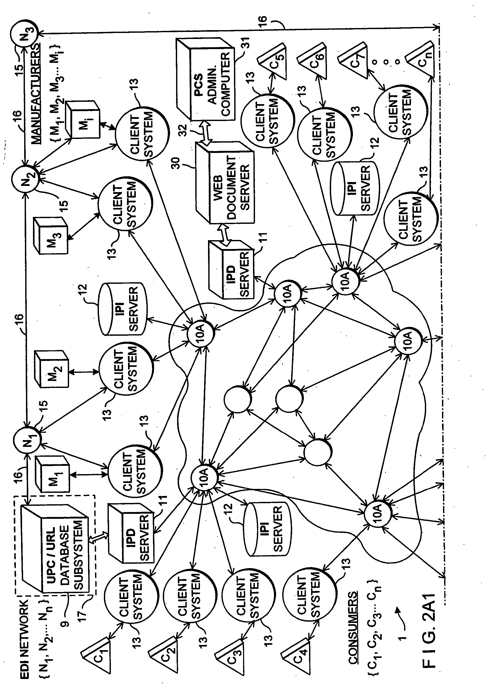 Internet-based method of and system for enabling communication of consumer product information between manufacturers and consumers in a stream of commerce, using manufacturer created and managed data links