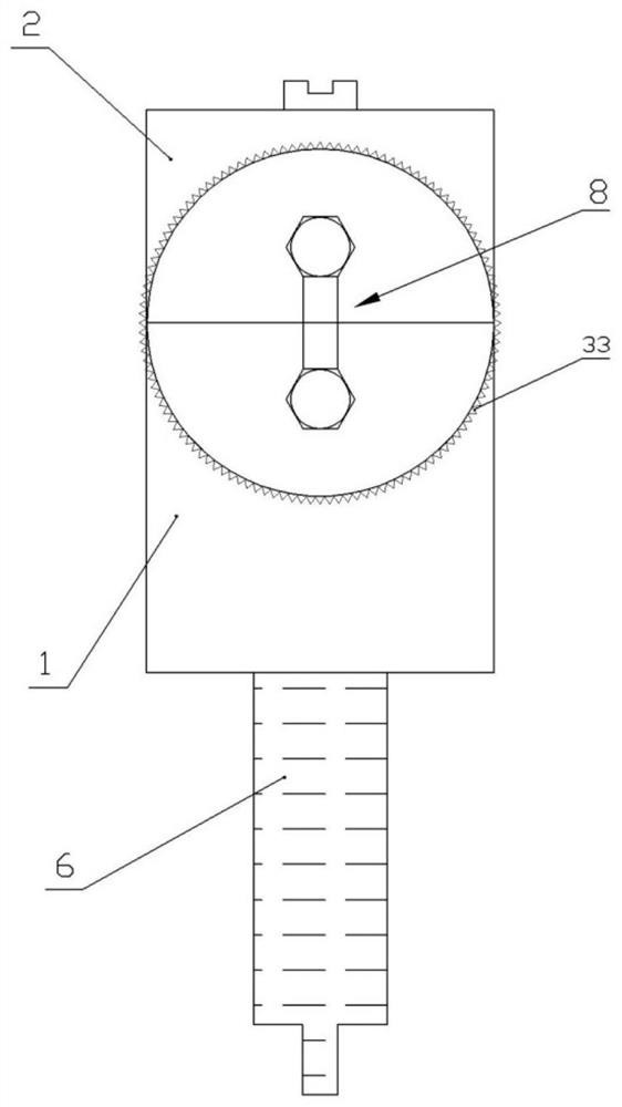 Measuring device and method for rock tensile strength