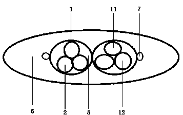 Electrically-induced light-emitting line with arrow direction indication function